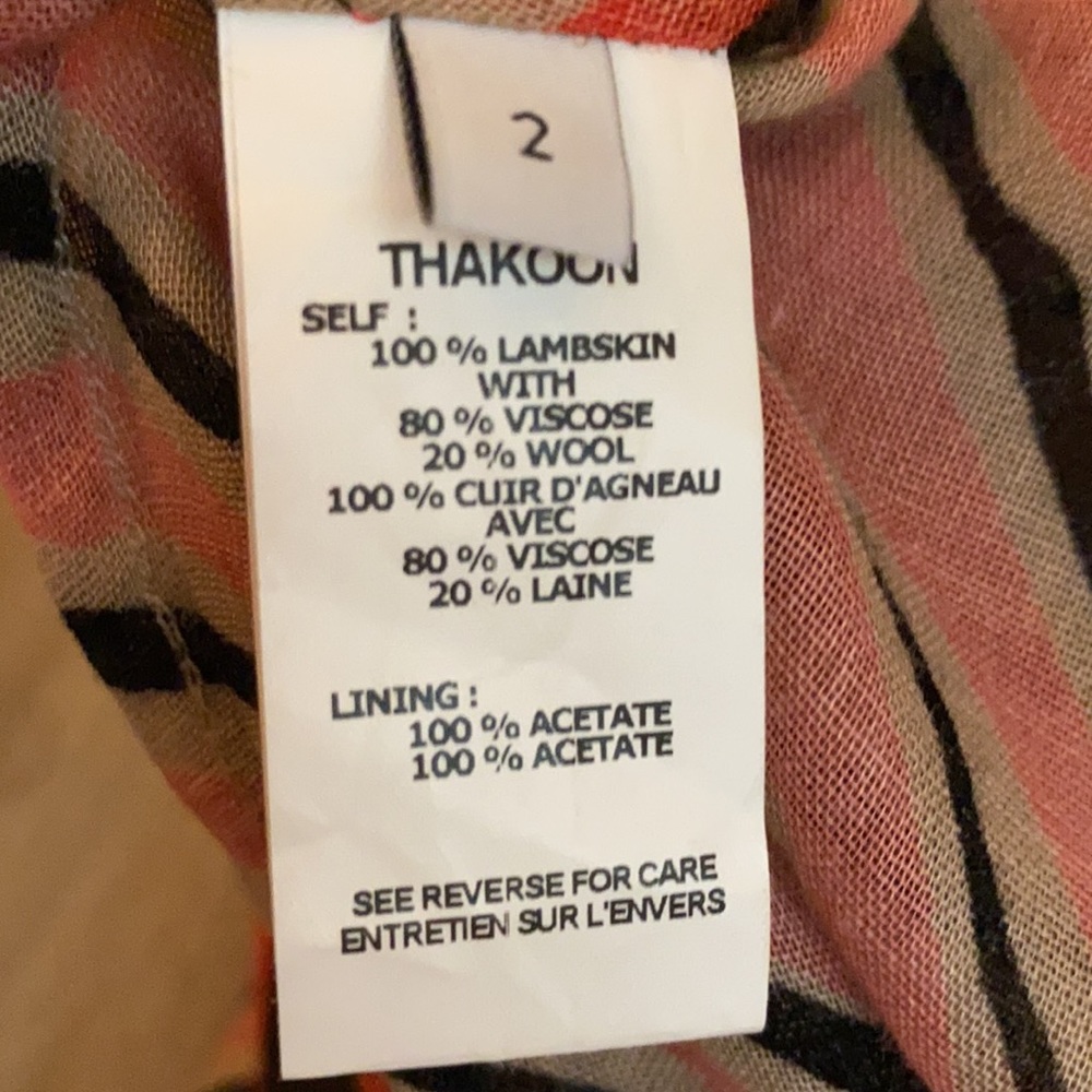 Thakoon Dress Tan Lambskin Leather skirt size 2-4 - Picture 8 of 10
